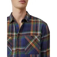 Aberdeen Plaid Flannel Utility Shirt