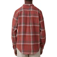 Boston Check Waffle Long-Sleeve Shirt