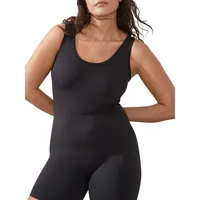 Ultra Soft Strappy-Back Bike Short Romper