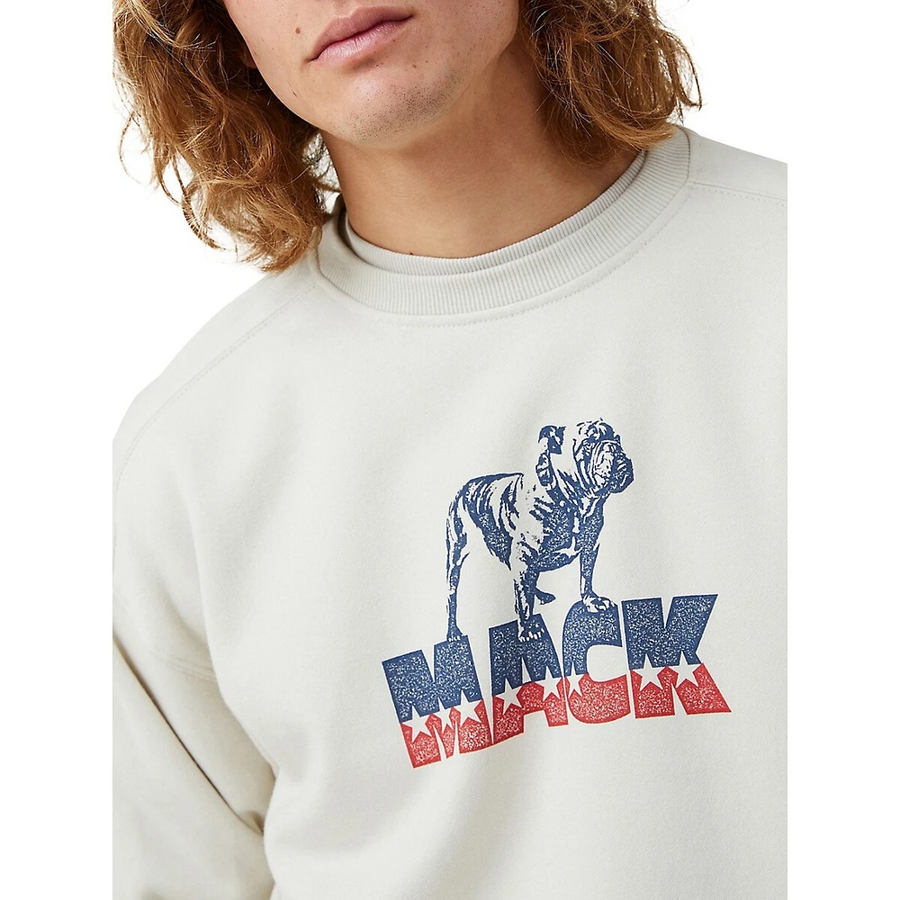 Mack Trucks Oversized Graphic Sweater