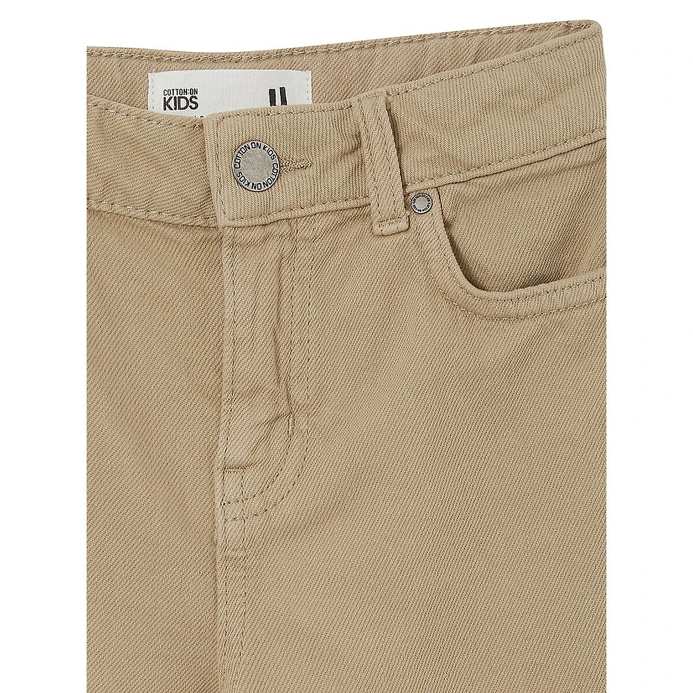 Boy's Regular-Fit Twill Shorts