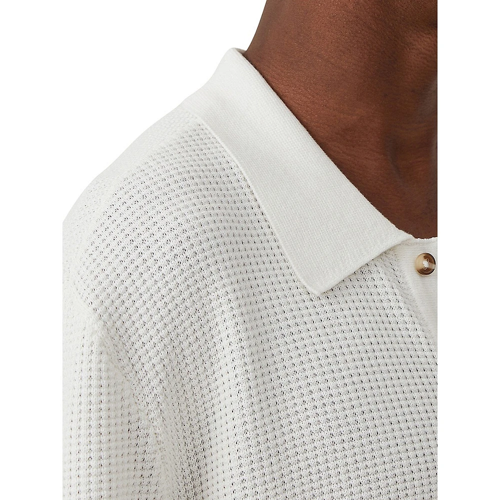 Pablo Short-Sleeve Textured Knit Shirt