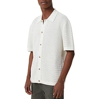 Pablo Short-Sleeve Textured Knit Shirt