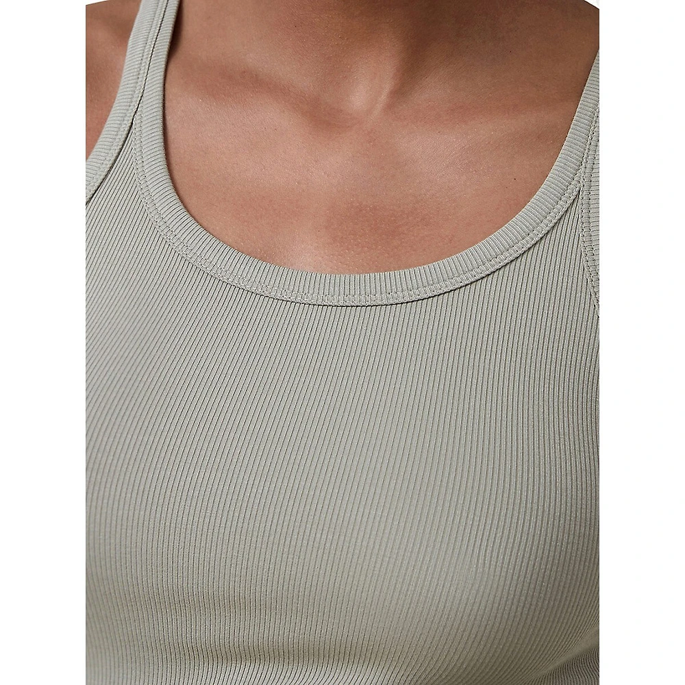 Staple Rib Scoopneck Tank Top