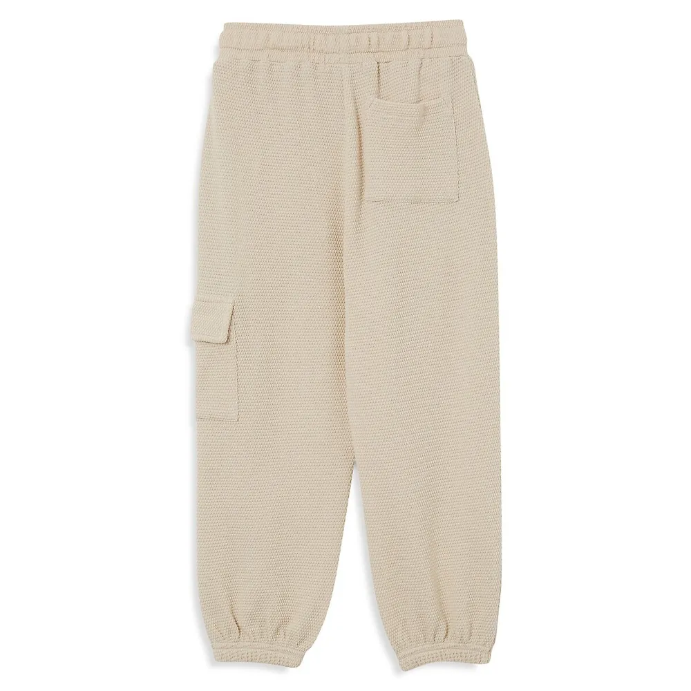 Little Boy's Fleece Worker Trackpants