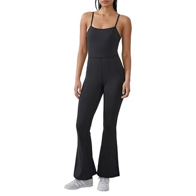 Ultra Soft Flare Jumpsuit