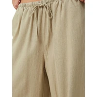 Pantalon large à cordon de serrage Haven