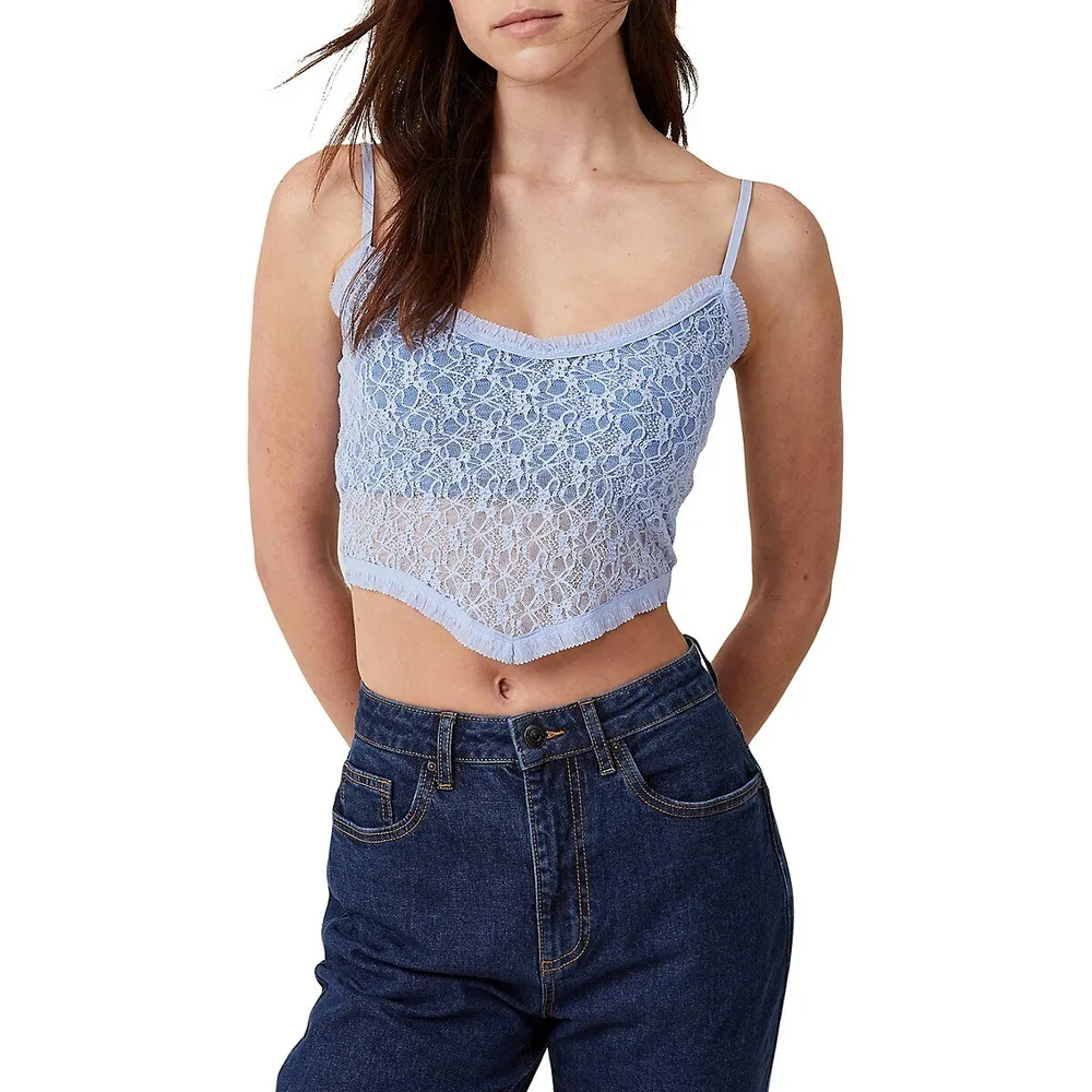 9 Latest Designs of Lace Camisole Tops For Women In Trend