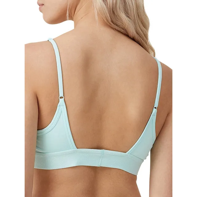 Cotton On Organic Cotton Branded, Padded, Low-Back Bralette6336257-04