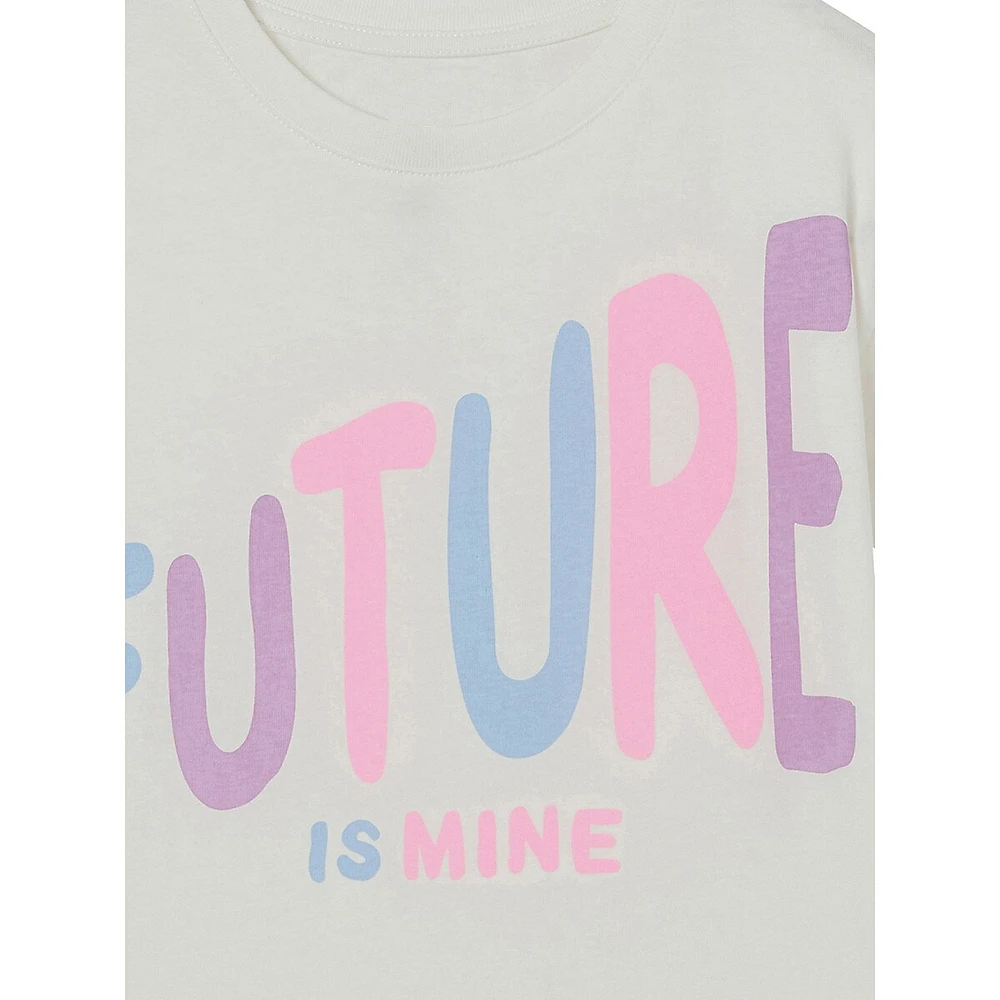 Little Girl's Poppy Future Is Mine T-Shirt