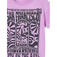 Little Girl's Poppy San Francisco-Print T-Shirt