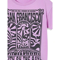 Girl's Poppy San Francisco-Print T-Shirt