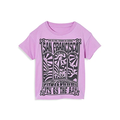 Girl's Poppy San Francisco-Print T-Shirt
