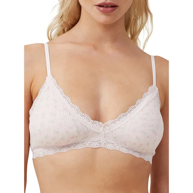 Cotton On Organic Cotton Padded Low-Back Bralette 6336257-05