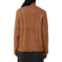 Heritage Oversized Cable-Knit Sweater