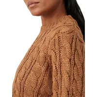 Heritage Oversized Cable-Knit Sweater