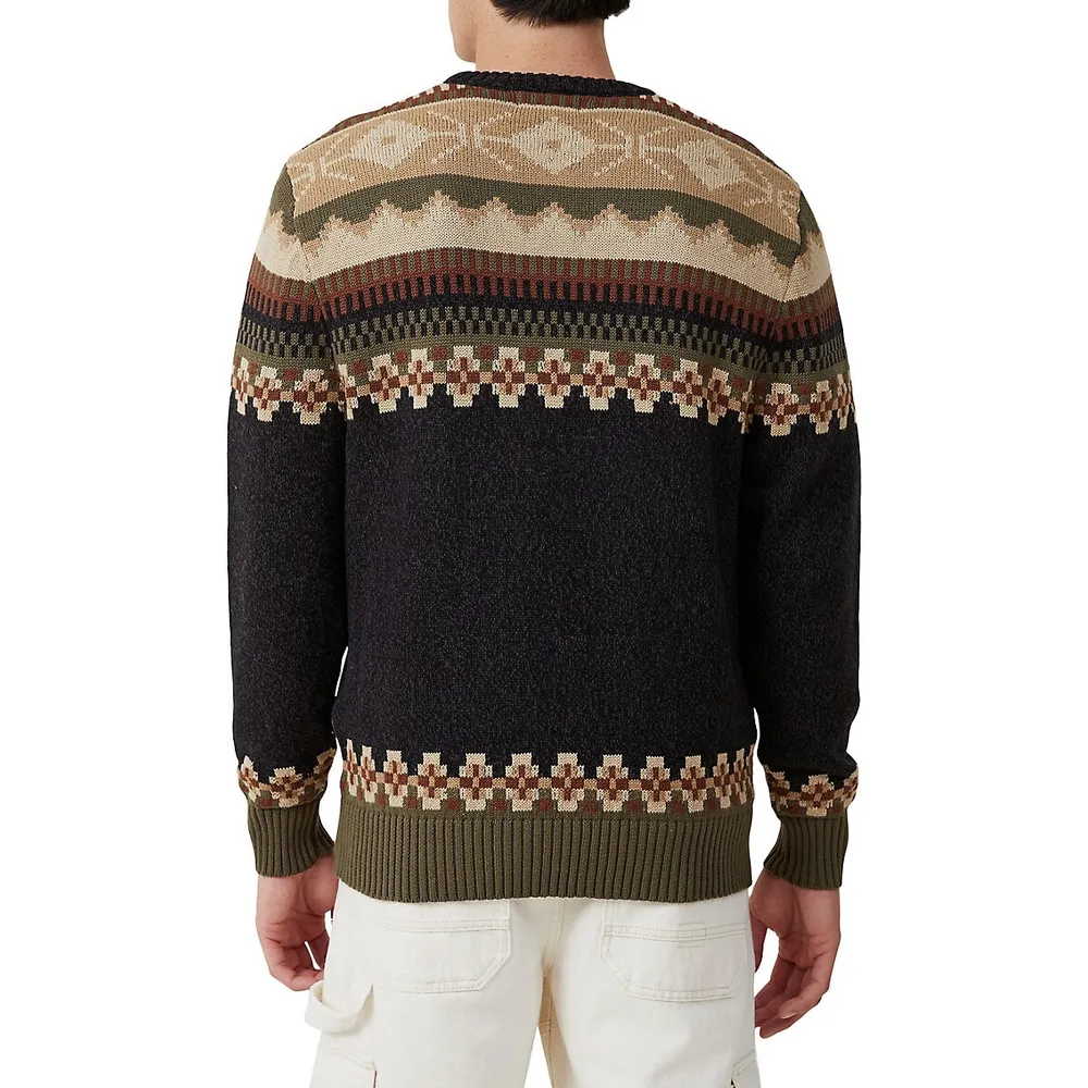Woodland Knit Textured Sweater