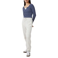Willa Waffle Long-Sleeve Top