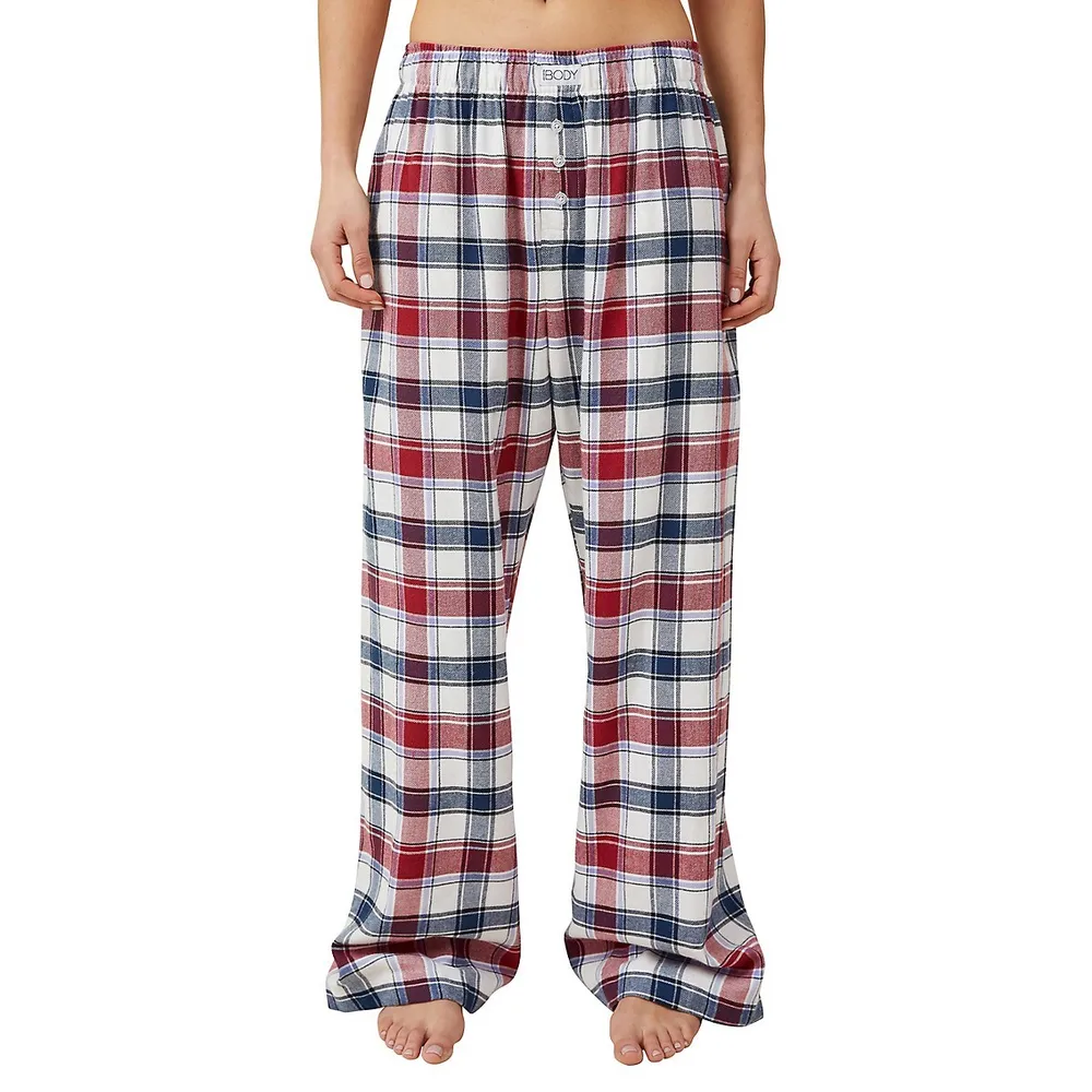 Regular Fit Flannel Pajama Pants
