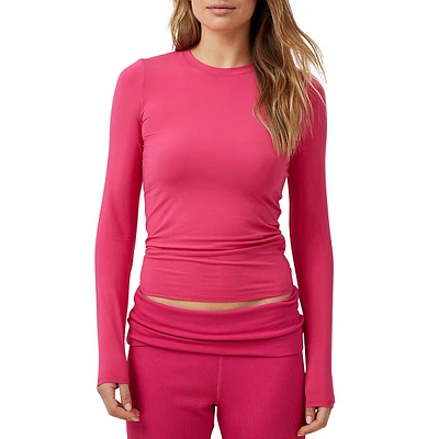 Soft Lounge Long-Sleeve Top