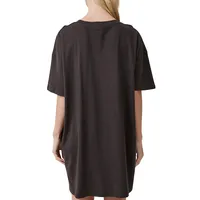 Oversized Short-Sleeve Organic Cotton Sleepshirt