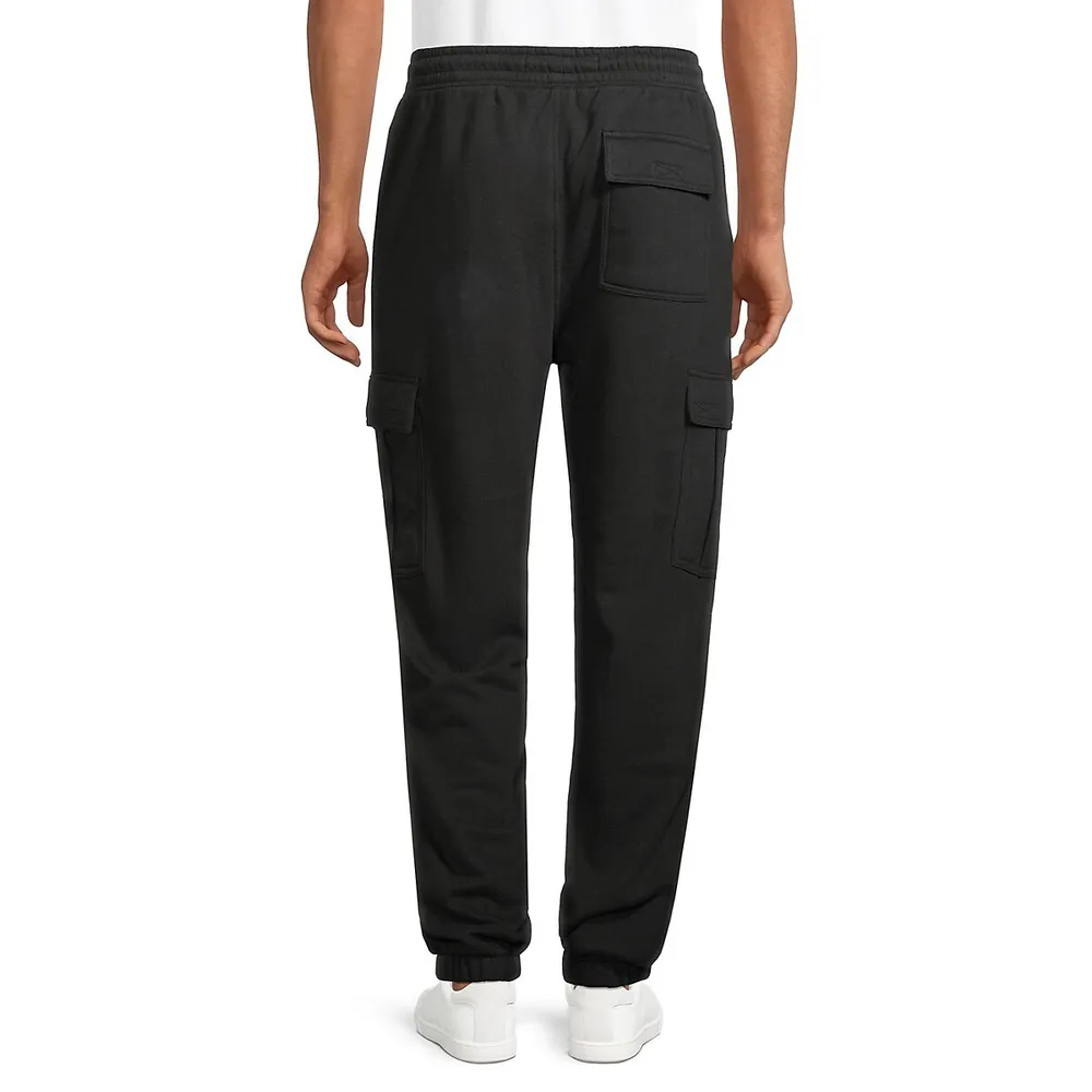 Low-Rise and Loose-Fit Cargo Track Pants