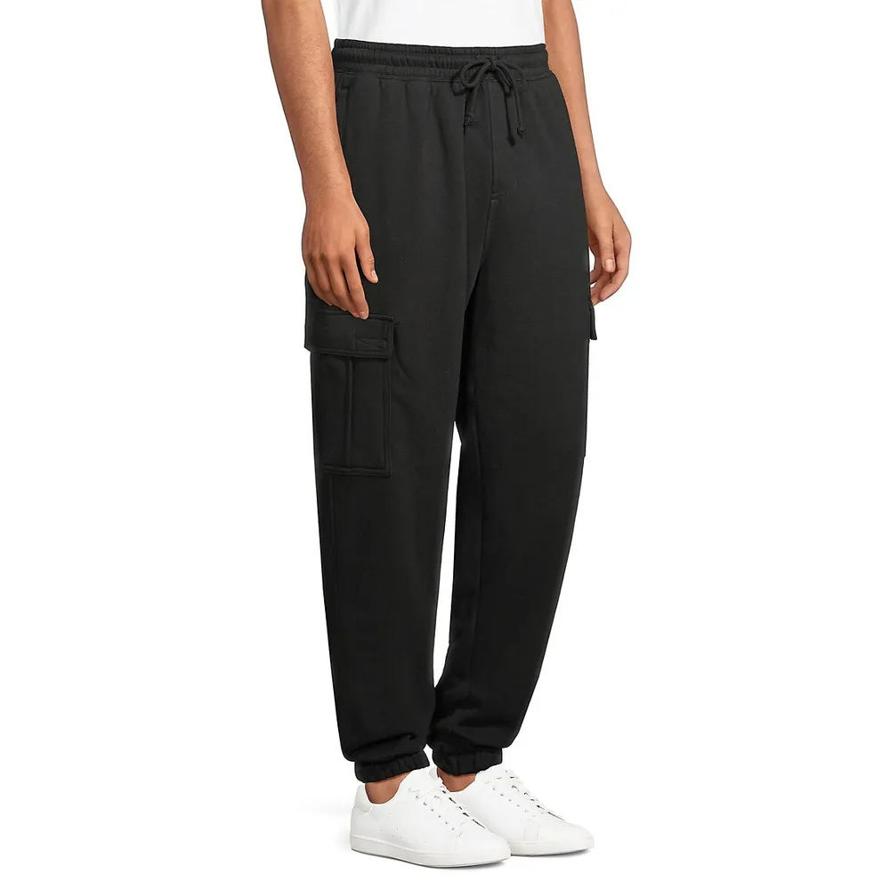 Low-Rise and Loose-Fit Cargo Track Pants