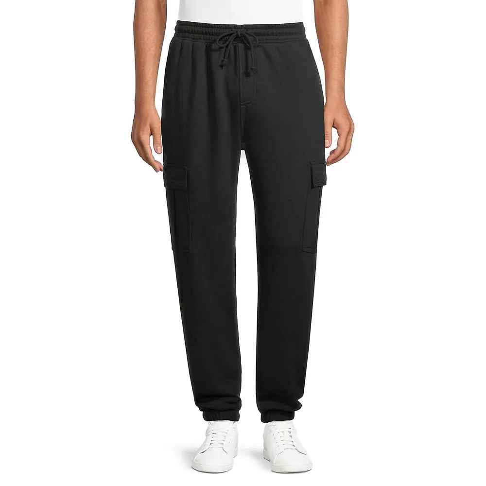 Low-Rise and Loose-Fit Cargo Track Pants