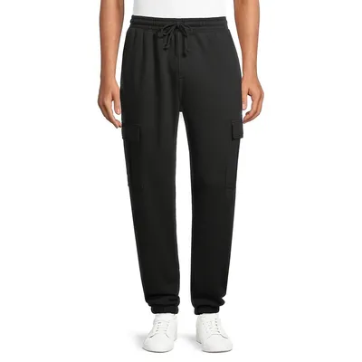 Low-Rise and Loose-Fit Cargo Track Pants