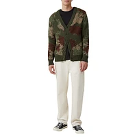 Camo Grandpa Knit Cardigan