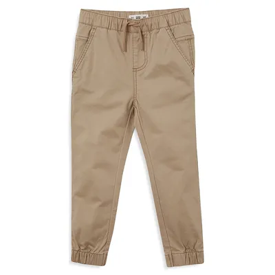 Little Boy's Will Chino Jogger Pants