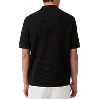 Pablo Short-Sleeve Textured Knit Shirt