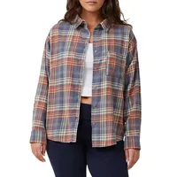 Flannel Check Boyfriend Shirt