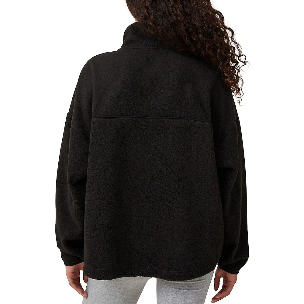 Teddy Fleece Quarter-Zip Pullover