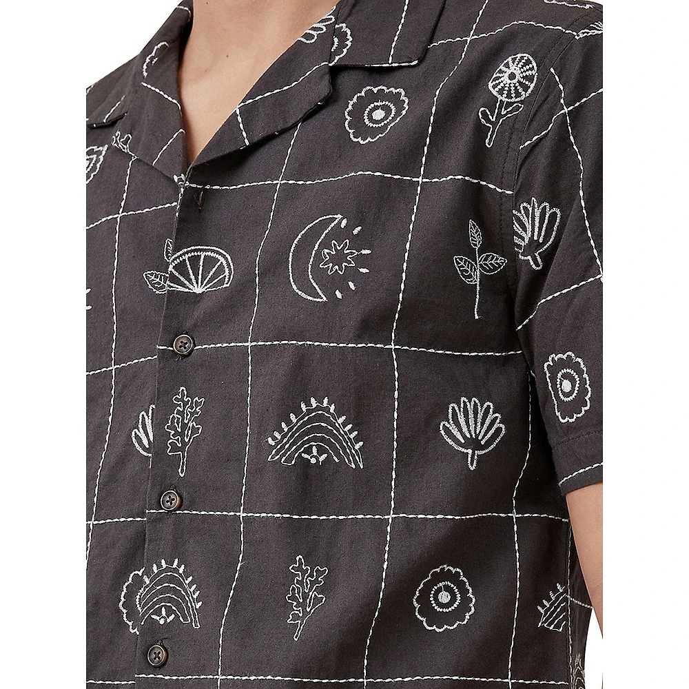 Cabana Grid-Print Short-Sleeve Shirt