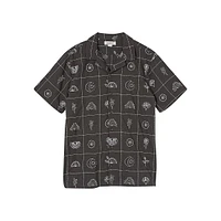 Cabana Grid-Print Short-Sleeve Shirt