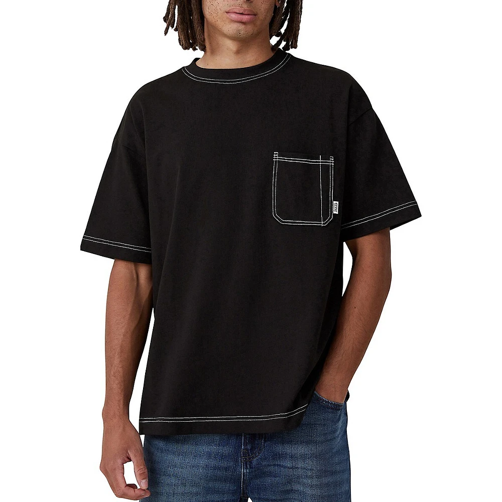 Boxy-Fit Pocket T-Shirt