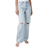 Loose Straight-Leg Jeans