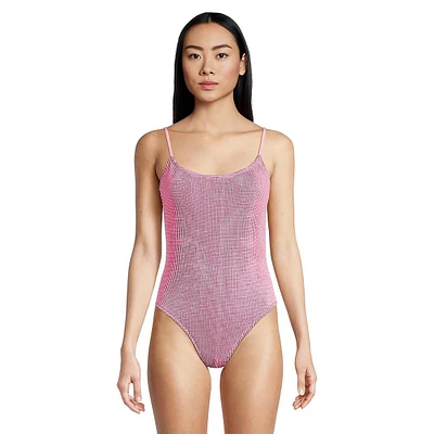 Print One-Piece Swimsuit