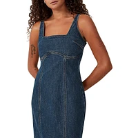 Sloan Sleeveless Denim Maxi Dress