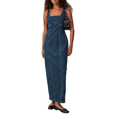 Sloan Sleeveless Denim Maxi Dress