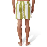 Striped Stretch Swim Shorts