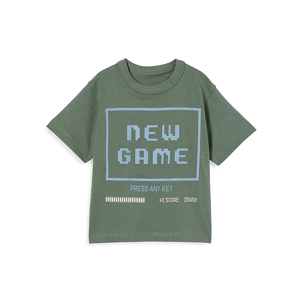 Little Boy's Jonny New Game-Graphic T-Shirt