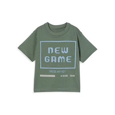 Little Boy's Jonny New Game-Graphic T-Shirt