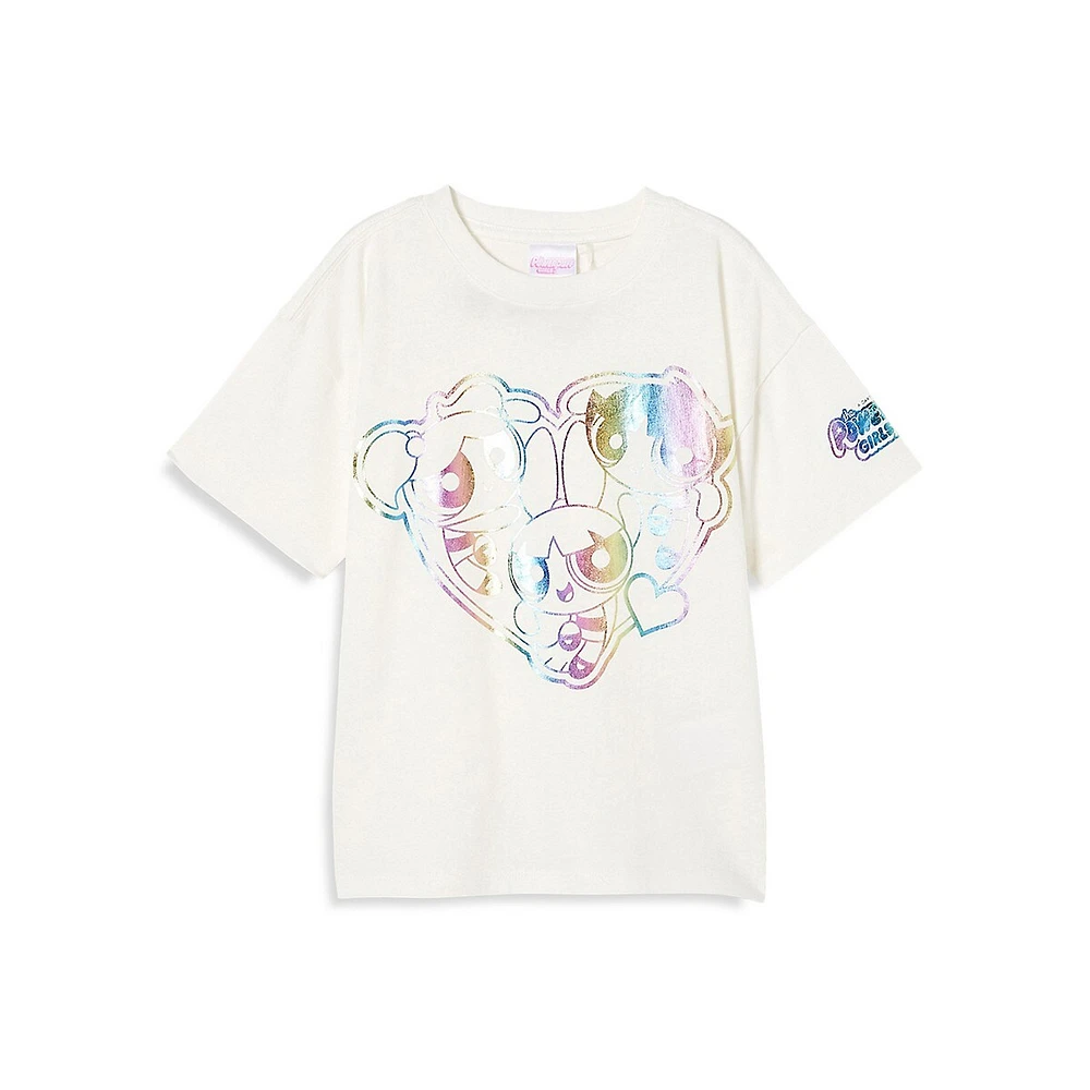 Little Girl's Licensed Drop-Shoulder T-Shirt