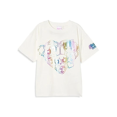 Little Girl's Licensed Drop-Shoulder T-Shirt