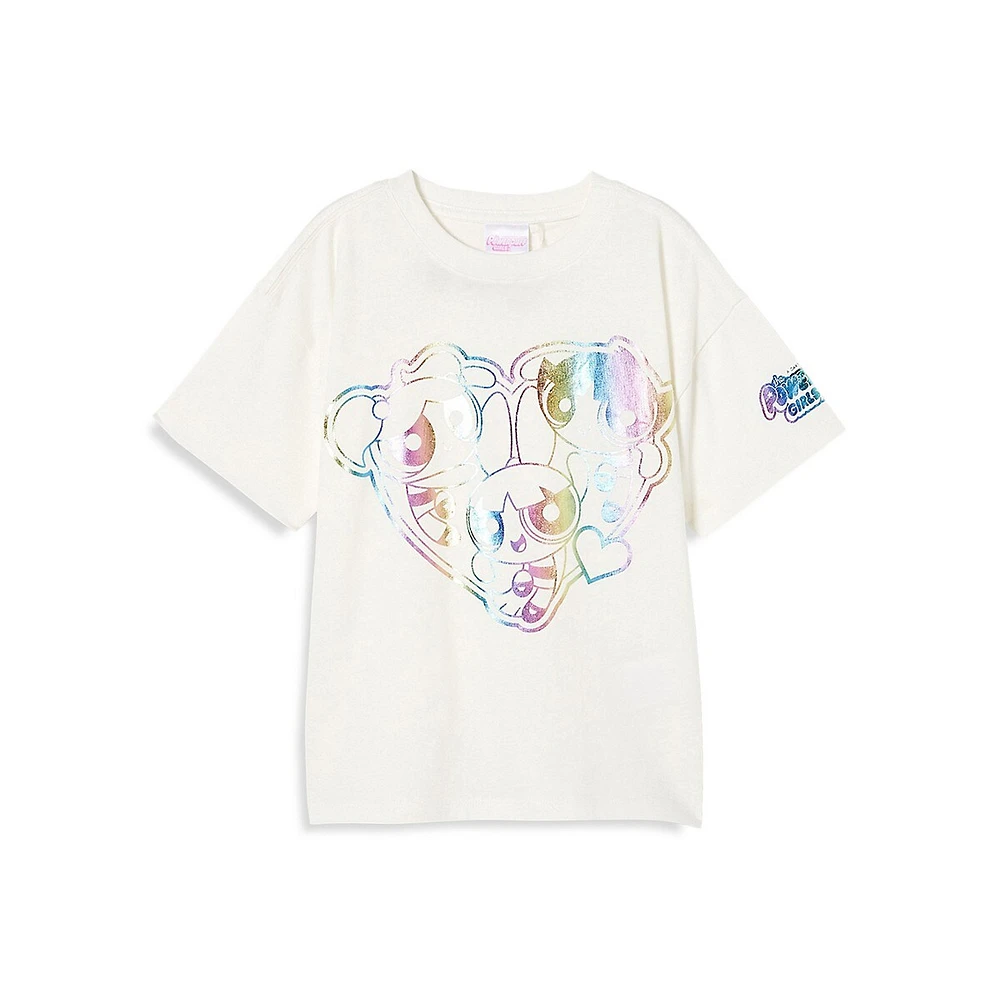 Girl's Licensed Drop-Shoulder T-Shirt