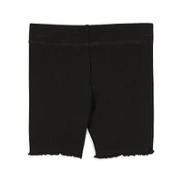 Girl's Hailey Lettuce-Edge Bike Shorts