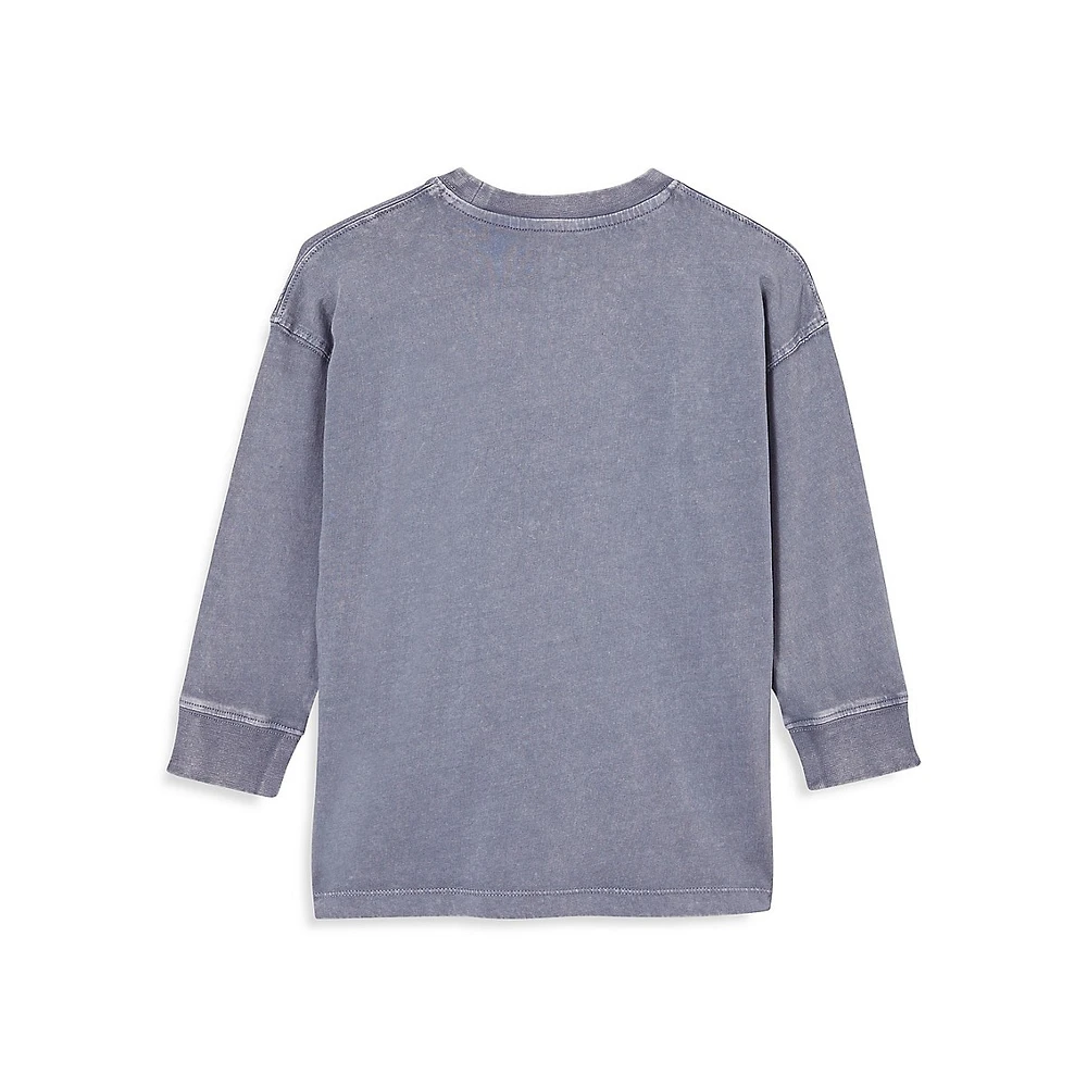 Little Boy's The Essential Long-Sleeve Pocket Tee