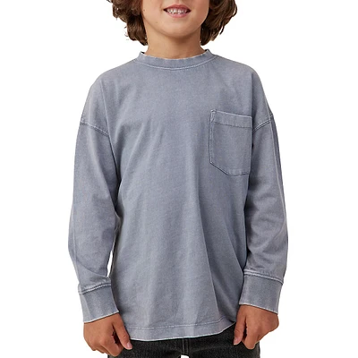 Little Boy's The Essential Long-Sleeve Pocket Tee